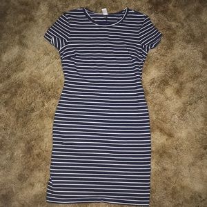 Cute striped mini dress